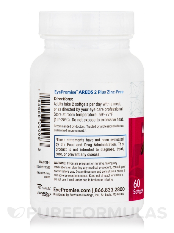 AREDS 2 Plus Zinc-Free - 60 Softgels - Alternate View 3