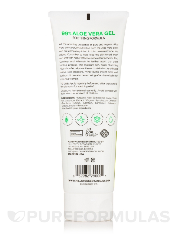 99% Aloe Vera Soothing Gel - After Sun Care - 8 fl. oz (236 ml) - Alternate View 1