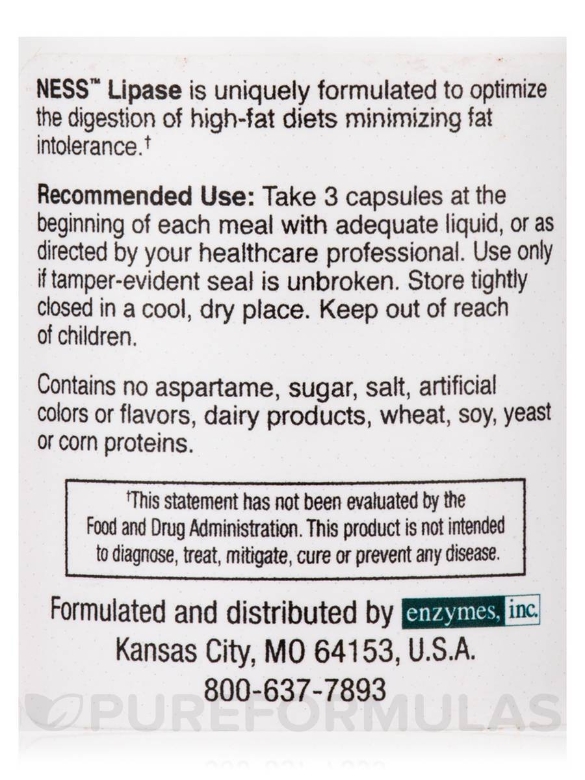 Lipase (Formula 5) - 90 Vegetarian Capsules - Alternate View 4