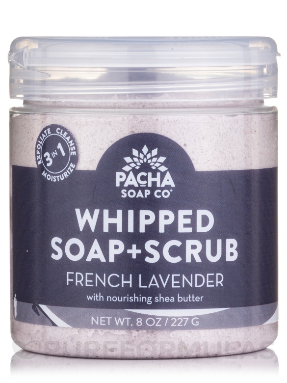 Whipped Soap + Scrub - French Lavender - 8 oz (227 Grams)