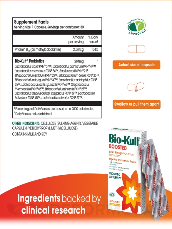 Bio-Kult® Boosted - 30 Capsules - Alternate View 9