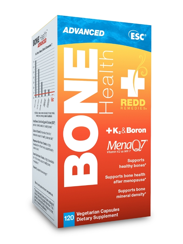 Bone Health Advanced + K2 & Boron - 120 Vegetarian Capsules