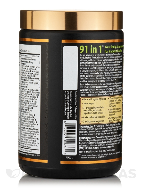 Tonic Alchemy® The Ultimate SuperTonic™ - 9.5 oz (270 Grams) - Alternate View 3