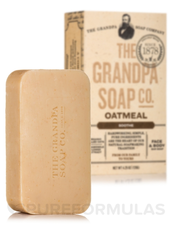 Oatmeal Bar Soap - 4.25 oz (120 Grams) - Alternate View 1