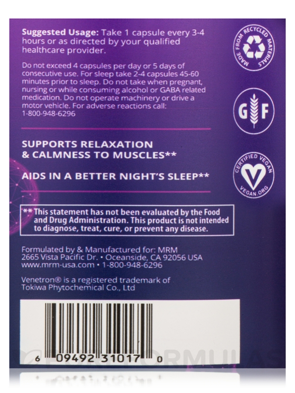 Relax-ALL® - 60 Vegan Capsules - Alternate View 5