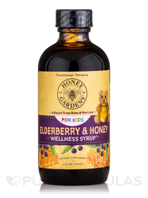 Kids Elderberry & Honey Syrup - 4 fl. oz (118 ml)