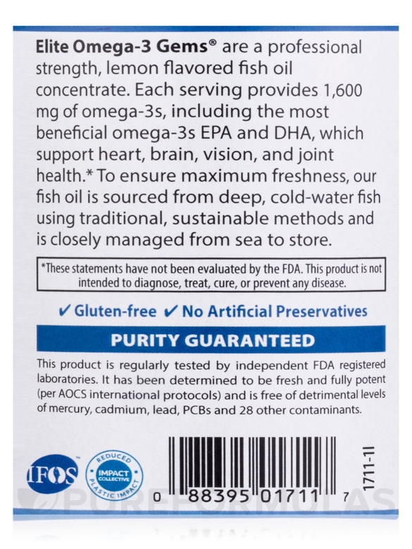 Elite Omega-3 Gems® 1600 mg