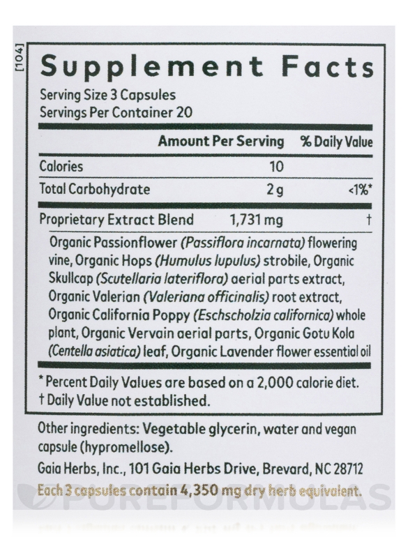 Sleep Formula - 60 Liquid Phyto-Caps - Alternate View 4