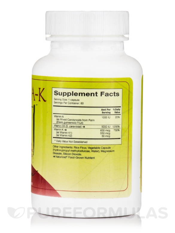 Vitamin D-A-K - 60 Capsules - Alternate View 1