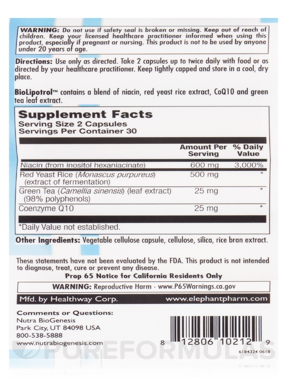 BioLipotrol™ - 60 Capsules - Alternate View 4