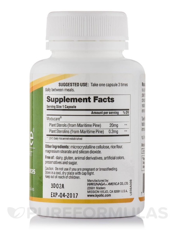 Moducare Immune Support - 90 Vegetarian Capsules - Alternate View 1