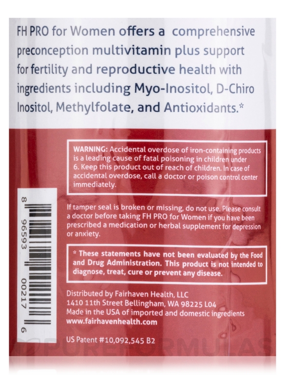 FH PRO™ for Women - 180 Capsules - Alternate View 4