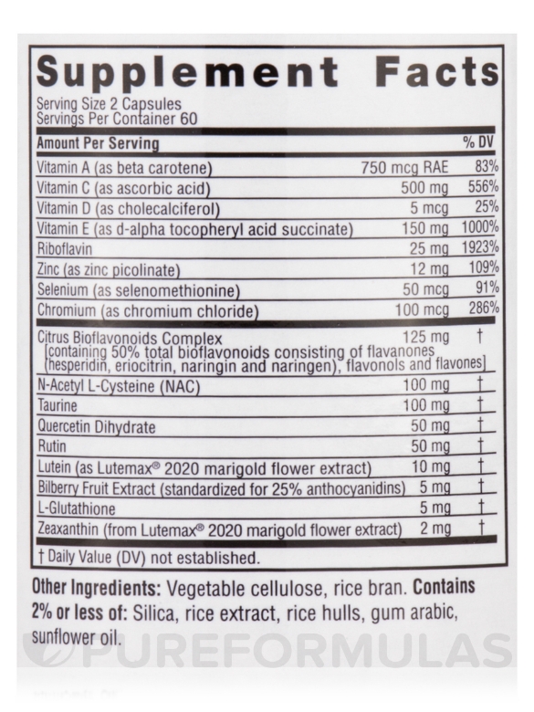 Ocuguard® Plus - 120 Veggie Capsules - Alternate View 3