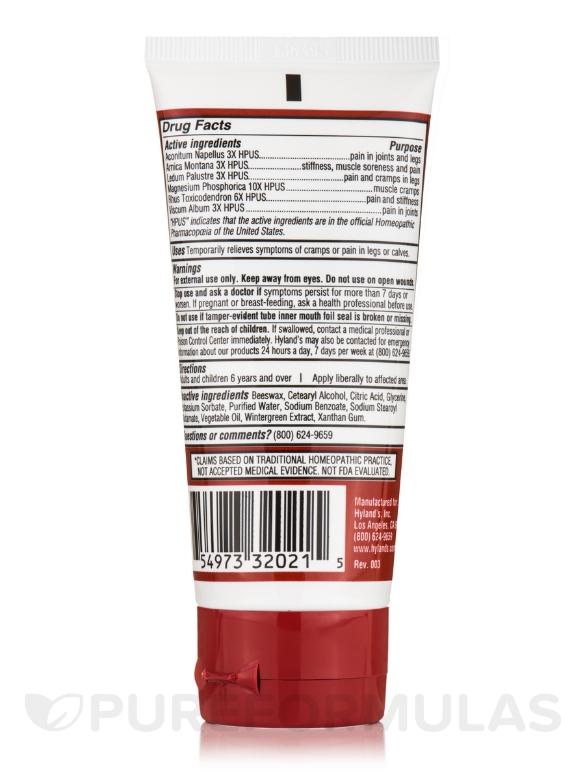 Leg Cramps Ointment - 2.5 oz (70.9 Grams) - Alternate View 1