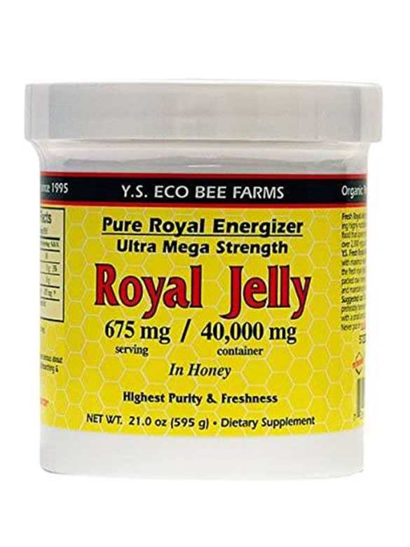 Ultra Mega Strength Royal Jelly in Honey (675 mg per serving) - 21 oz (595 Grams)