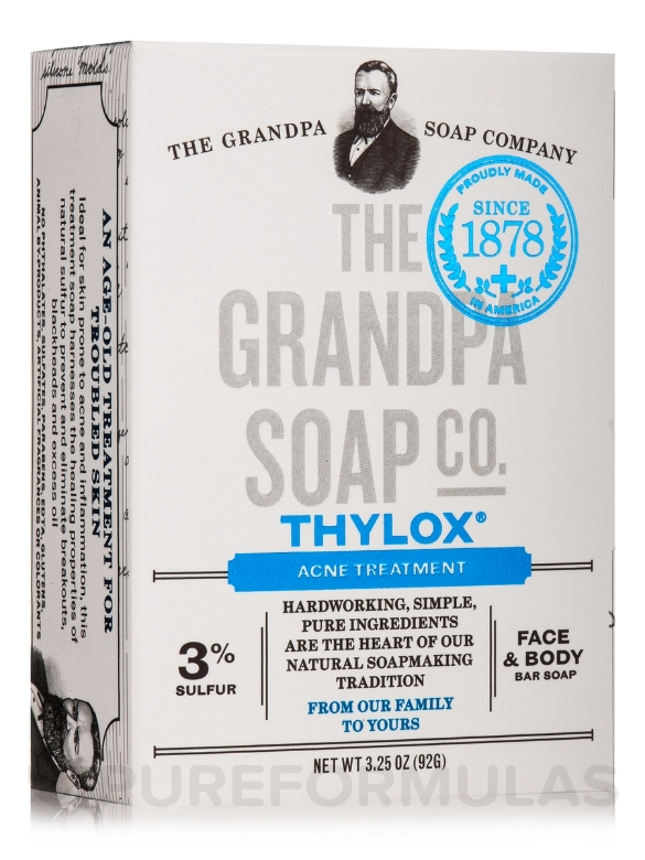 Thylox Acne Treatment Bar Soap - 3.25 oz (92 Grams)