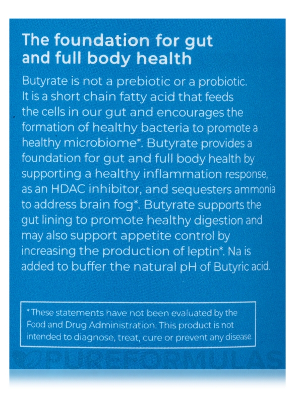 Sodium Butyrate - 100 Capsules - Alternate View 5