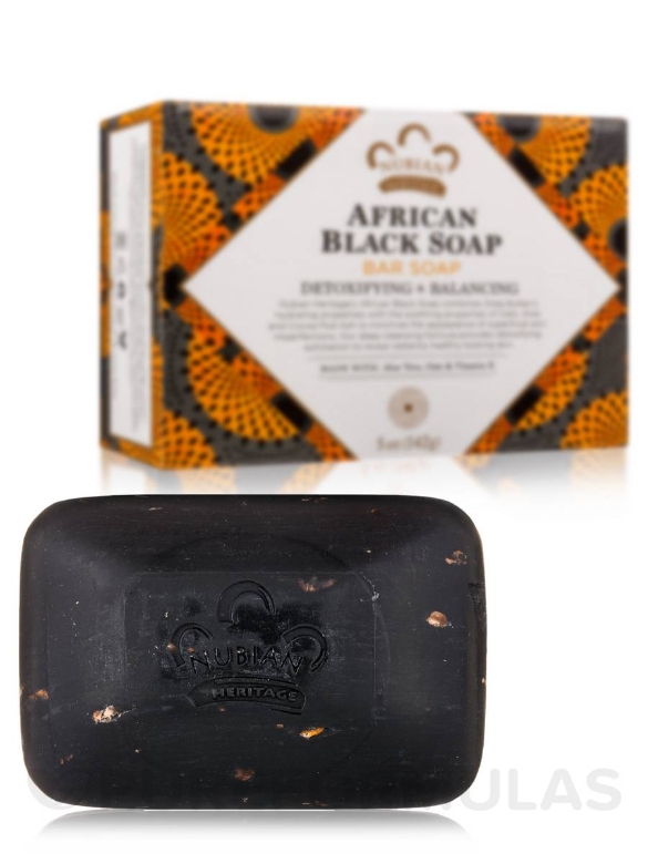 African Black Bar Soap - 5 oz (142 Grams)