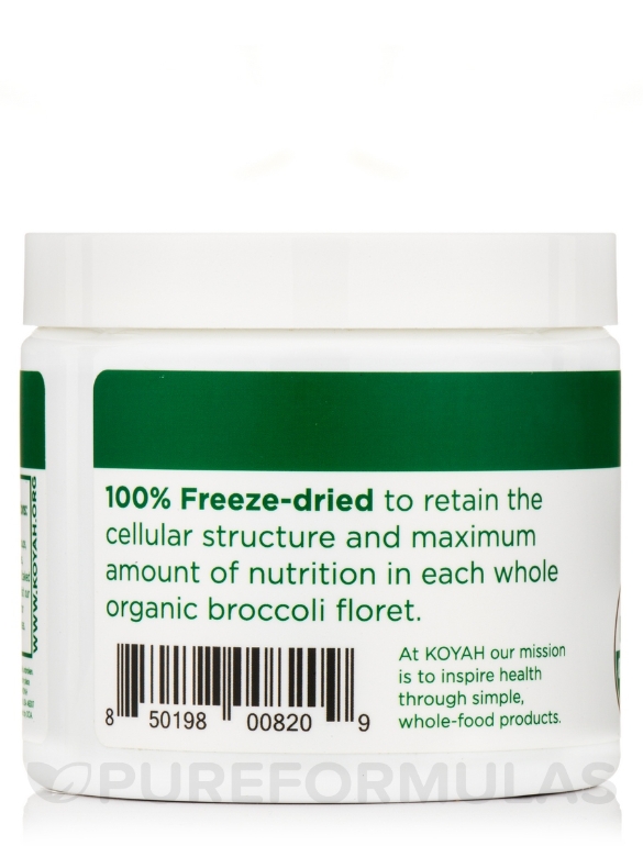 Organic Freeze-Dried Broccoli Powder - 2.19 oz (62 Grams) - Alternate View 3