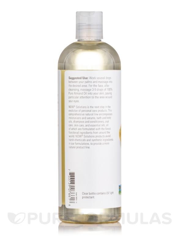 NOW® Solutions - Sweet Almond Oil - 16 fl. oz (473 ml) - Alternate View 2