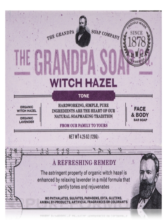 Witch Hazel Bar Soap - 4.25 oz (120 Grams) - Alternate View 7