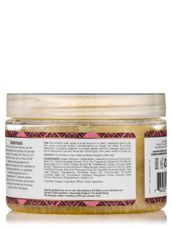 Patchouli & Buriti Hand & Body Scrub - 12 oz (340 Grams) - Alternate View 2