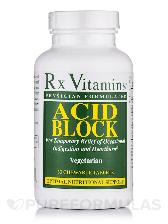 Acid Block (formerly GES-5) - 60 Chewable Tablets