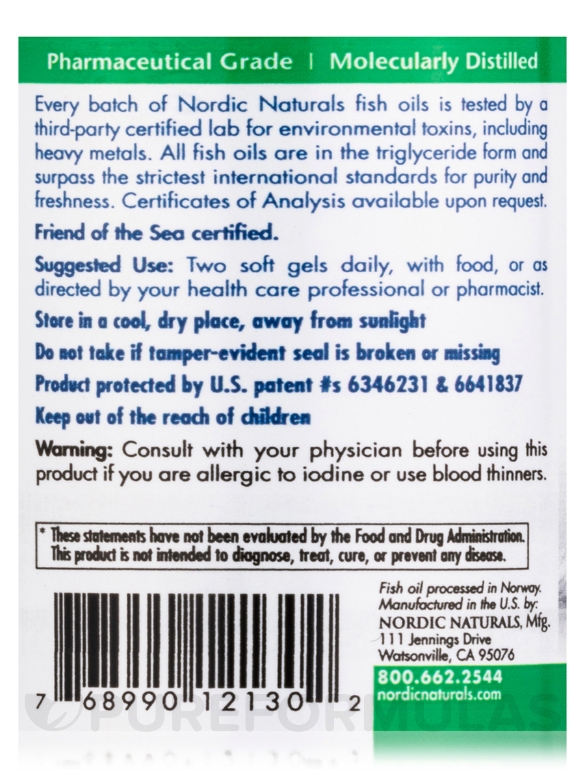 ProOmega® CoQ10 1000 mg - 60 Soft Gels - Alternate View 4