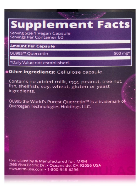 Quercetin - 60 Vegan Capsules - Alternate View 4