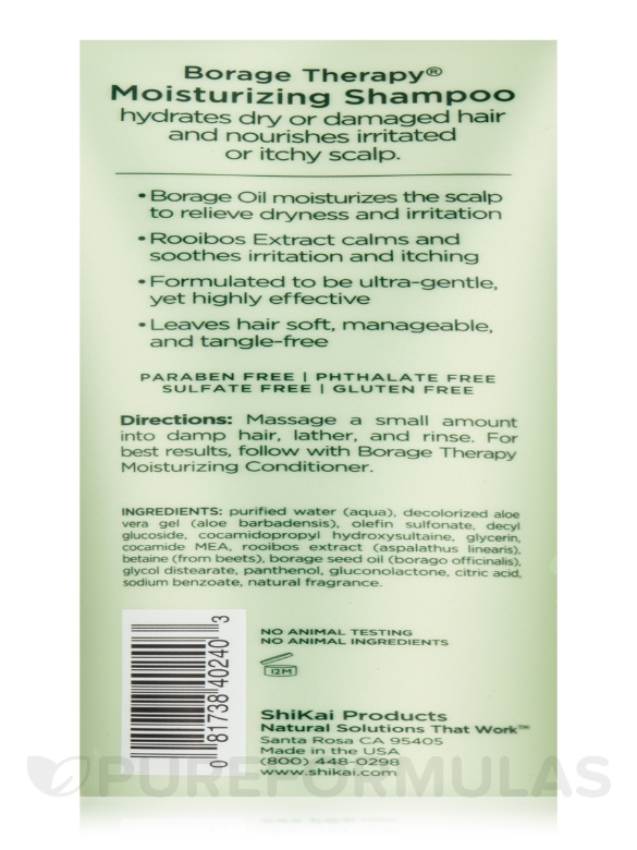 Borage Therapy® Moisturizing Shampoo - 8 fl. oz (240 ml) - Alternate View 2