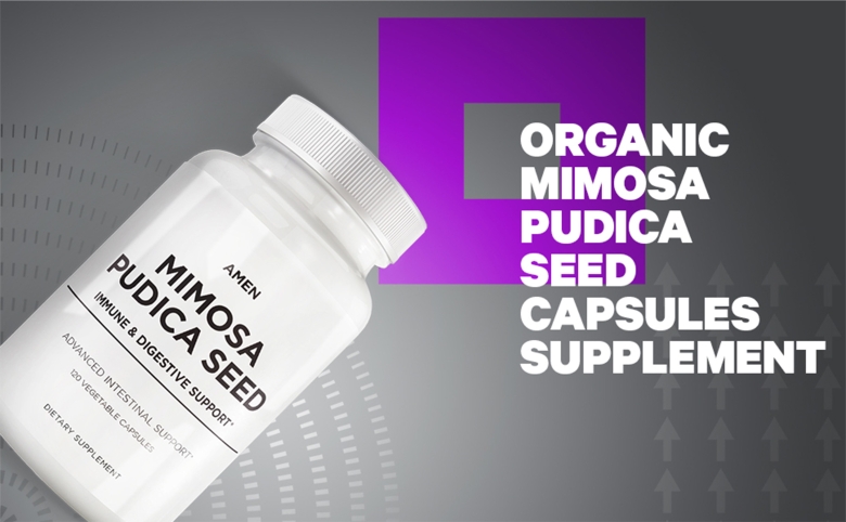 Mimosa Pudica Seed - 120 Vegetable Capsules - Alternate View 3