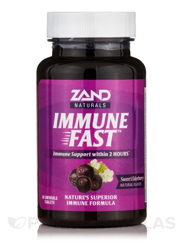 Immune Fast Sweet Elderberry - 30 Chewable Tablets - Alternate View 6