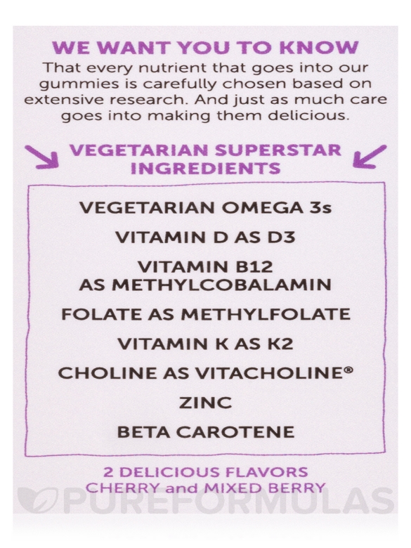 Organic - Toddler Formula - 60 Vegetarian Gummies - Alternate View 6