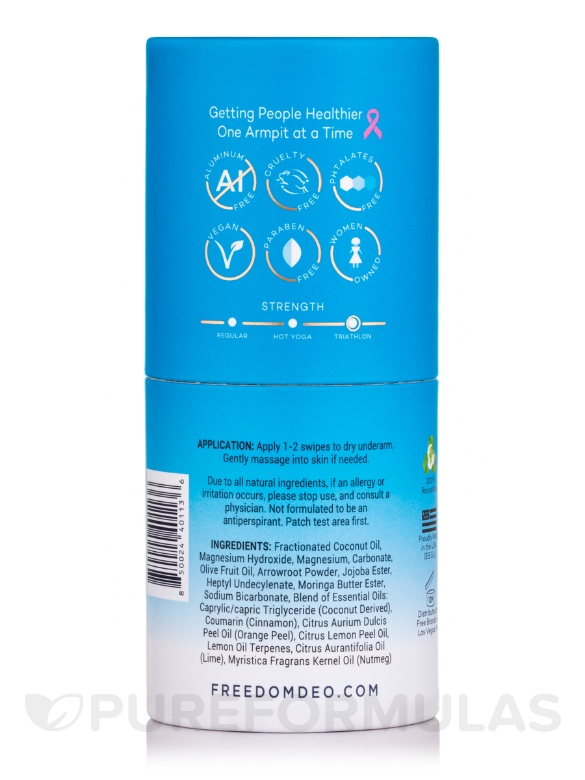 Natural Deodorant - Coco Van (Eco-Friendly Paper) - 1.9 oz (55 Grams) - Alternate View 2