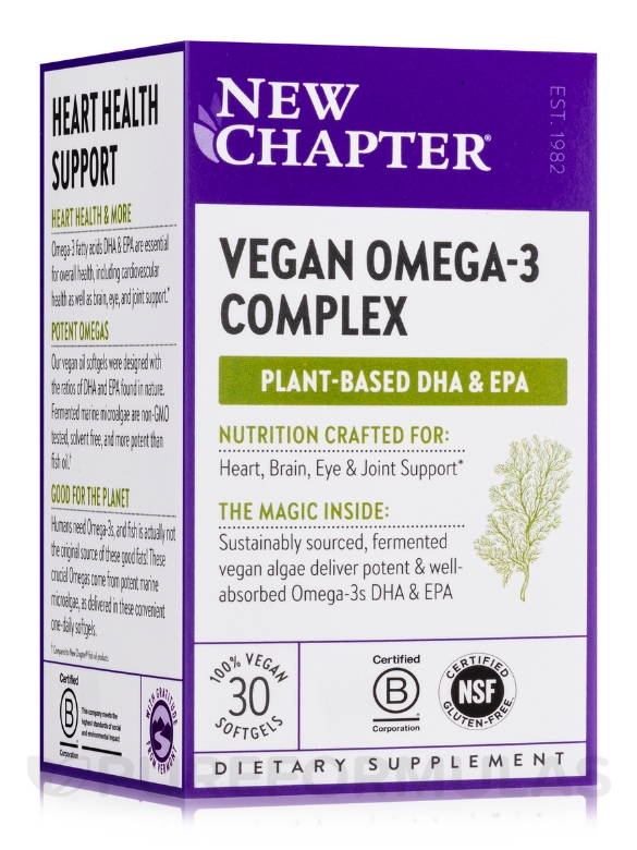 Vegan Omega-3 Complex - 30 Vegan Softgels