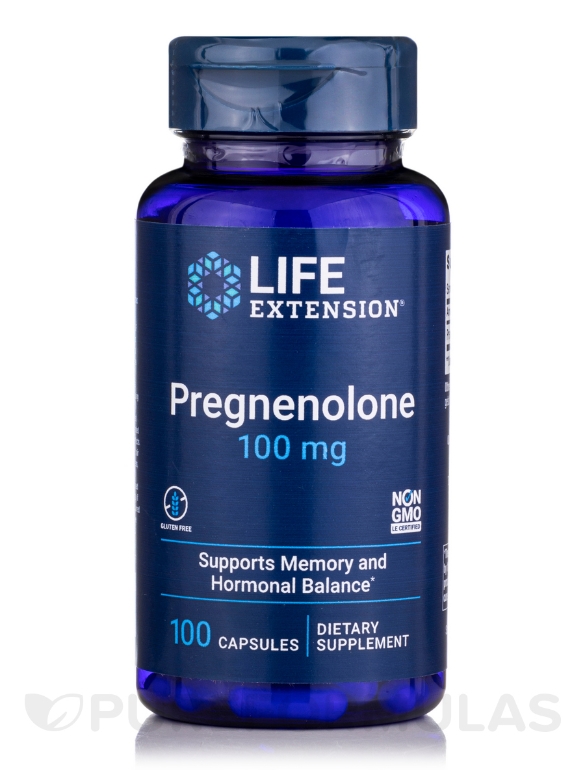 Pregnenolone 100 mg - 100 Capsules