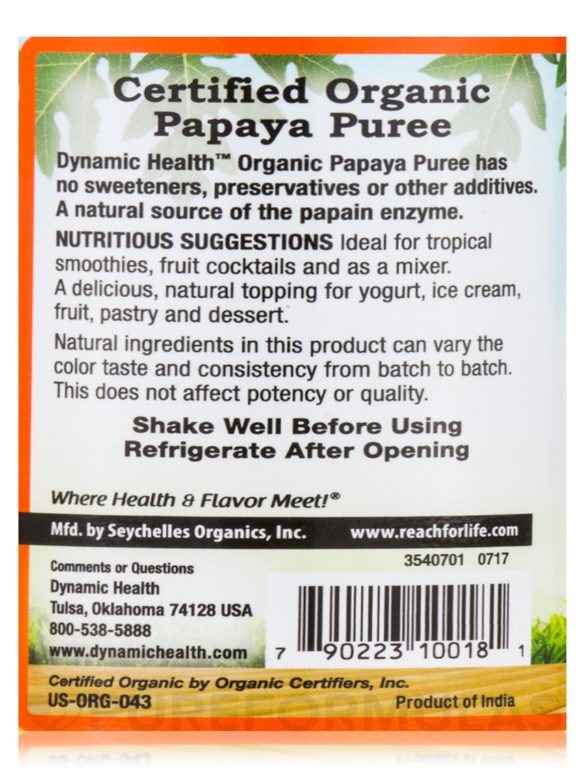 Papaya Puree