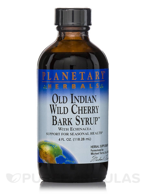 Old Indian Wild Cherry Bark Syrup™ with Echinacea - 4 fl. oz (118.28 ml)