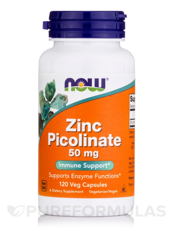 Zinc Picolinate 50 mg - 120 Veg Capsules