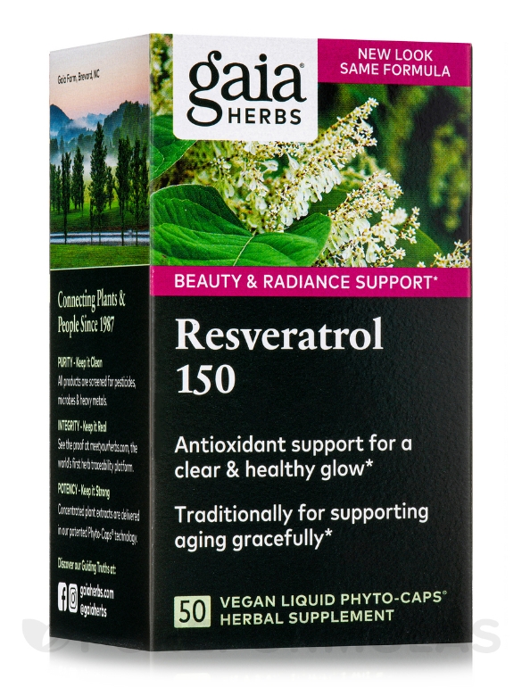 Resveratrol 150 - 50 Vegan Liquid Phyto-Caps®