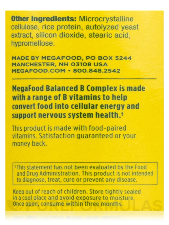 Balanced B Complex - 30 Tablets - Alternate View 5