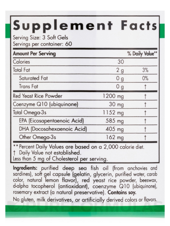 ProOmega® LDL 1000 mg - 180 Soft Gels - Alternate View 3