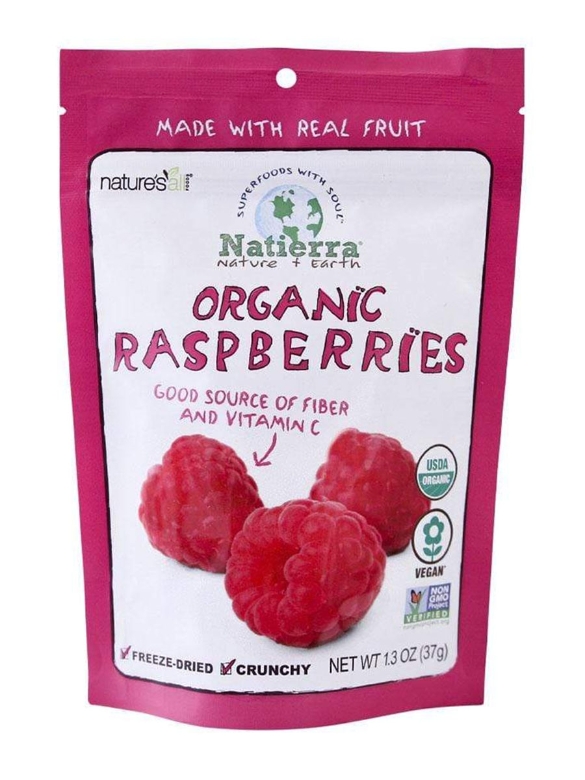 Organic Freeze-Dried Raspberries - 1.3 oz (37 Grams)