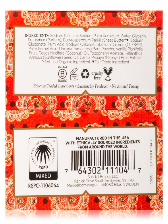 Coconut & Papaya Bar Soap - 5 oz (142 Grams) - Alternate View 10