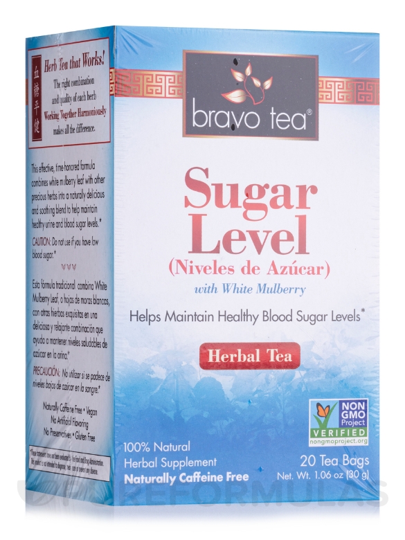 Sugar Level Herbal Tea - 20 Tea Bags