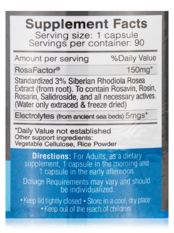 Rosavin Plus® - 90 Capsules - Alternate View 4