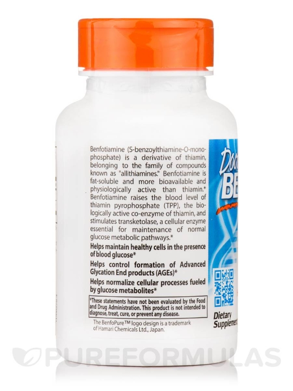 Benfotiamine 300 with BenfoPure™ - 60 Veggie Capsules - Alternate View 2