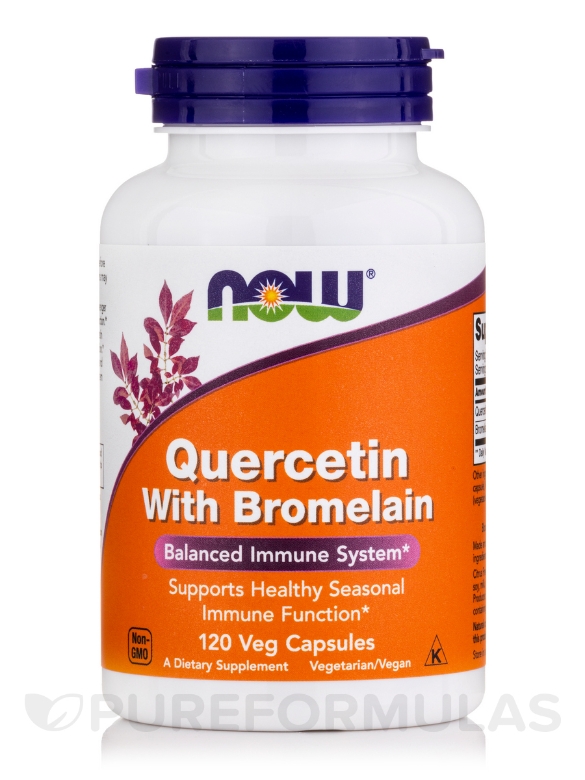 Quercetin with Bromelain - 120 Vegetarian Capsules