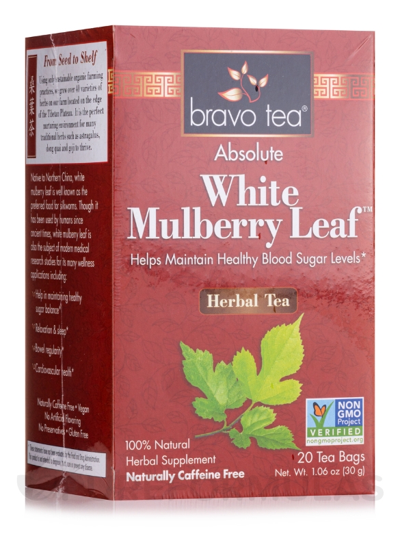 Absolute White Mulberry Leaf™ Herbal Tea - 20 Tea Bags