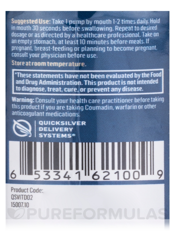 Nanoemulsified D3K2 - 1.7 fl. oz (50 ml) - Alternate View 5